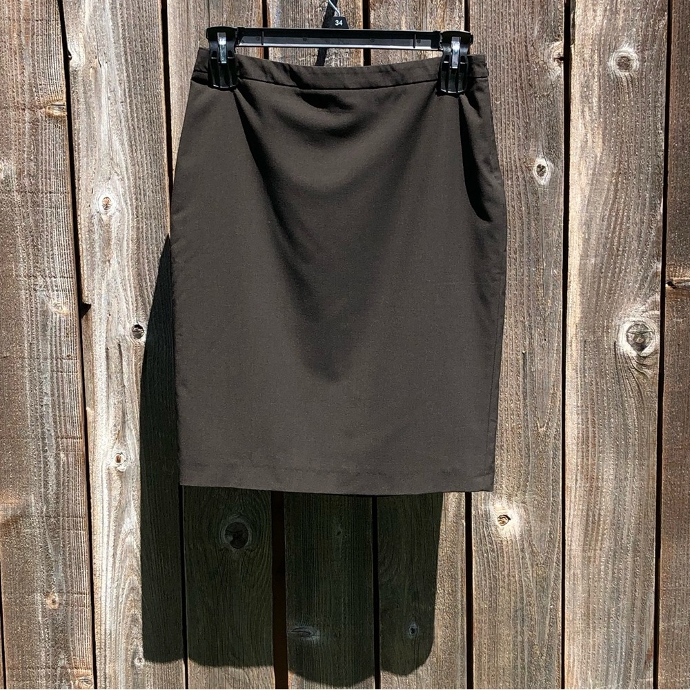 Michael Kors brown pencil skirt size 8